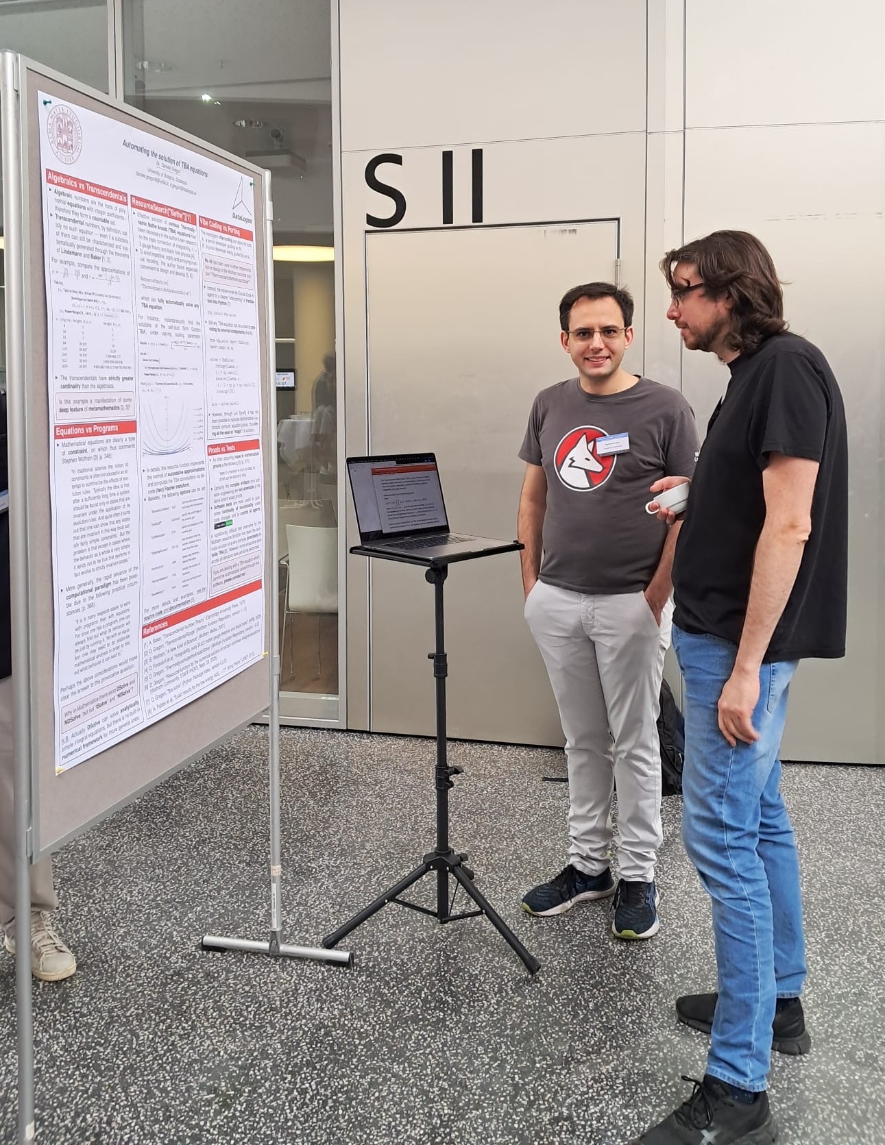 Dr. Gregori and Prof. Lacroix at IGST 2026