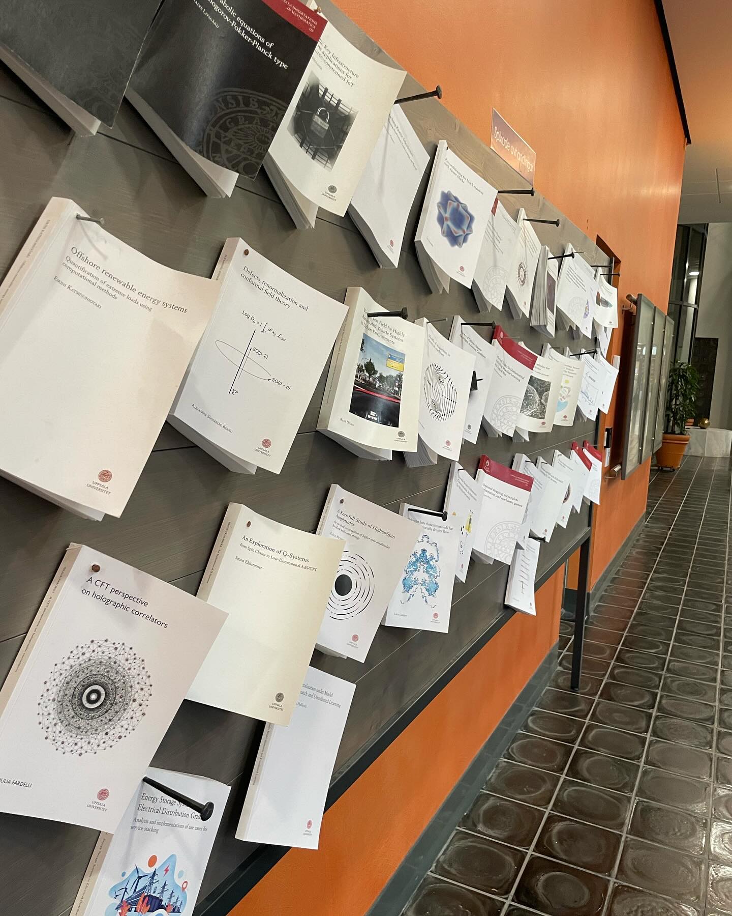 Uppsala thesis display