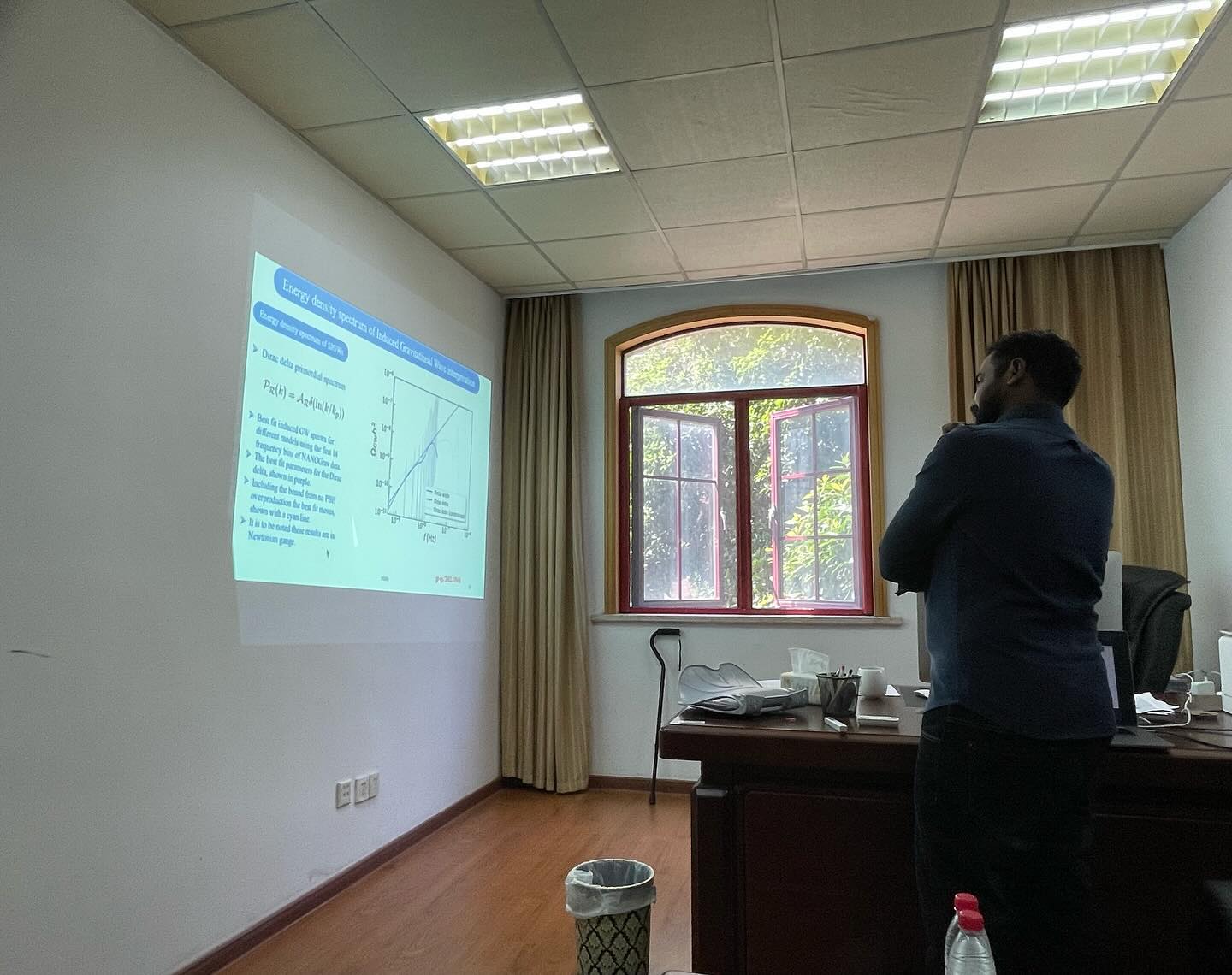 Ali presenting